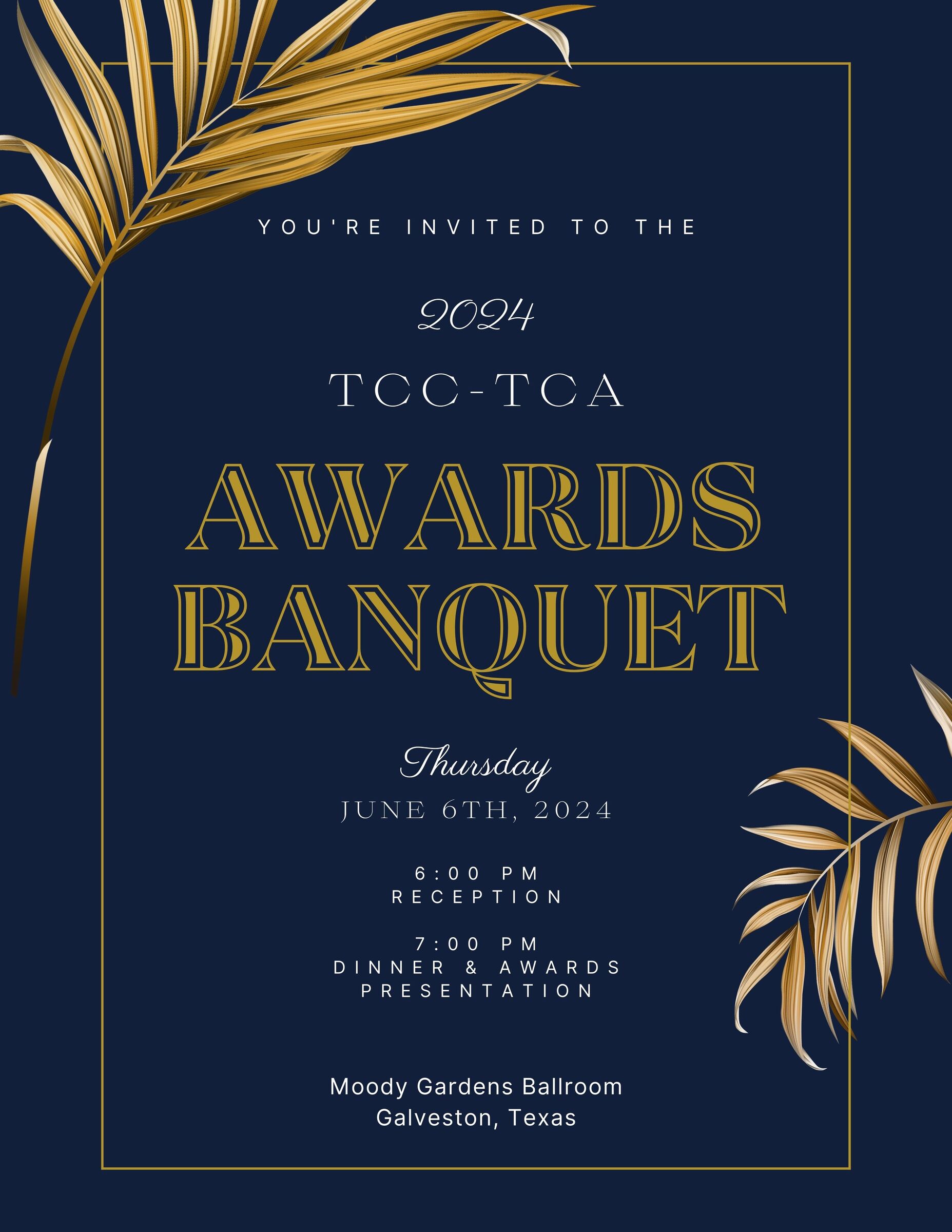 2024 Awards Banquet Graphic